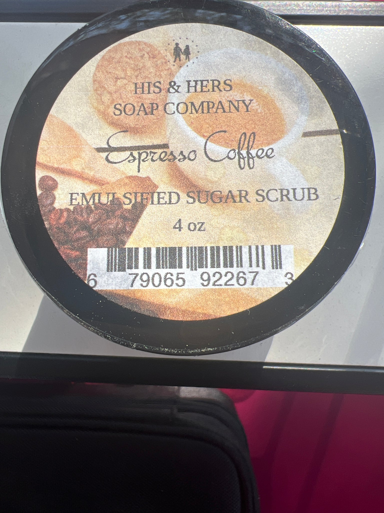 Espresso Coffee Emulsified Sugar Scrub