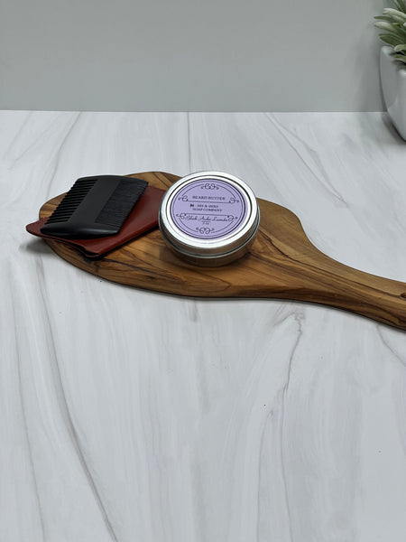 Black Amber Lavender Beard Butter