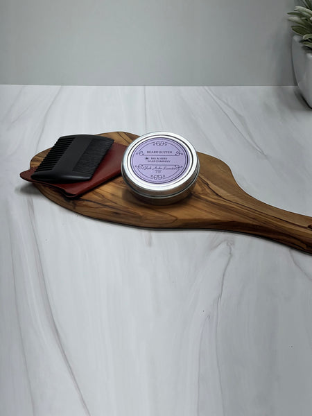 Black Amber Lavender Beard Butter