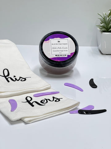Black Amber Lavender Emulsified Sugar Scrub