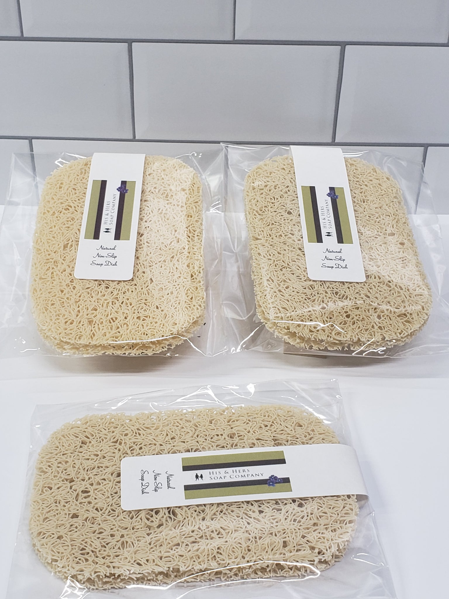 Non Slip Soap Dish - Natural